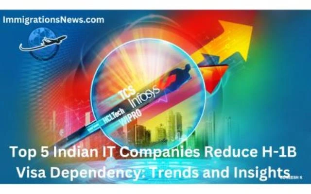 Top 5 Indian IT Companies Reduce H-1B Visa Dependency Trends and Insights