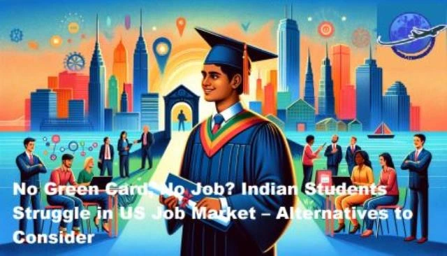 No Green Card, No Job? Indian Students Struggle in US Job Market – Alternatives to Consider
